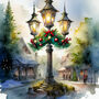 Lamp Post Cross Stitch Pattern-2