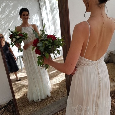 Backless wedding dresses bridal gown charming - Thumbnail 1