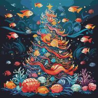 Nautical Christmas Cross Stitch Pattern - Thumbnail 1