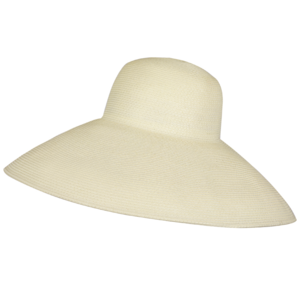 Stay Stylish in the Sun - Oversize Beach Straw Hat in White – Your Chic Summer Essential