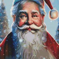 Santa Claus Cross Stitch Pattern - Thumbnail 1