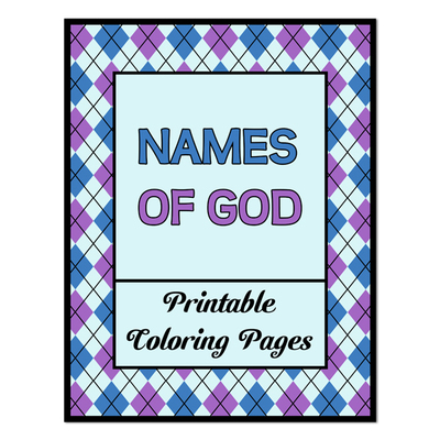 Names of god printable coloring pages
