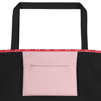 Happy Valentine Day Large Tote Bag - Thumbnail 2
