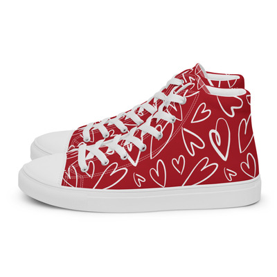  valerie womens high top canvas shoes