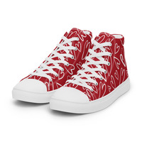  Valerie Womens high top canvas shoes - Thumbnail 3