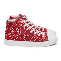  Valerie Womens high top canvas shoes - Thumbnail 4