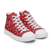  Valerie Womens high top canvas shoes - Thumbnail 6
