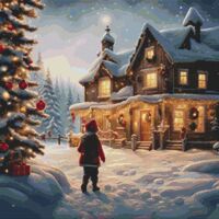 Snowballs Cross Stitch Pattern - Thumbnail 1