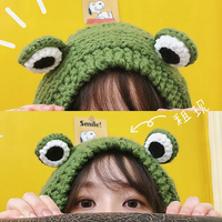 Kerokero Frog Crochet Bonnet - Thumbnail 7