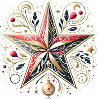 Star Design Cross Stitch Pattern - Thumbnail 2