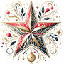 Star Design Cross Stitch Pattern-2