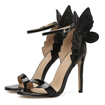 Chic butterfly heeled sandals - 3colors
