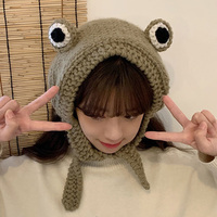 Kerokero Frog Crochet Bonnet - Thumbnail 8