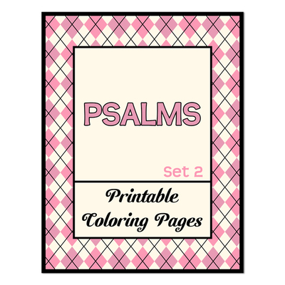 Psalms set 2 printable coloring pages