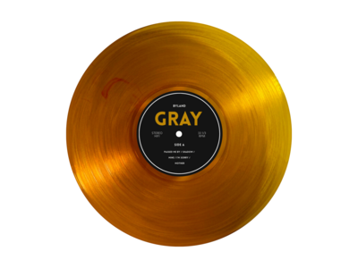 GRAY - Translucent Burnt Yellow - Vinyl LP