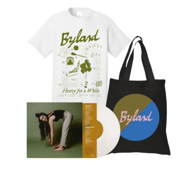 Vinyl + tote + shirt bundle