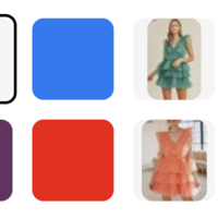 Ruffles Tiered Tulle A-line Dress - Thumbnail 9