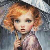 Cute Face Cross Stitch - Thumbnail 1