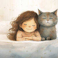 Me And My Cat Cross Stitch Pattern - Thumbnail 2