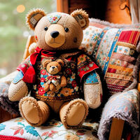 Teddy Bear Cross Stitch Pattern - Thumbnail 2