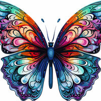 Beautiful Butterfly Cross Stitch Pattern - Thumbnail 2