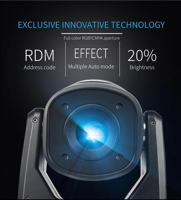 LED Spotlight Stage Effect Lighting DJ Moving Disco Head Lights