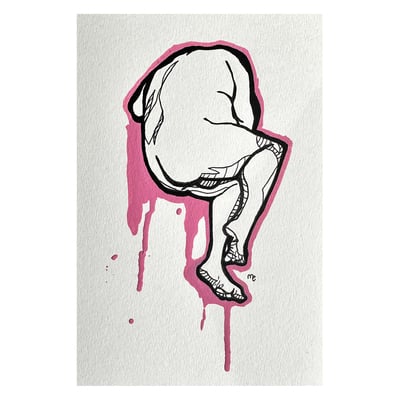 Transcendence - ink & acrylic