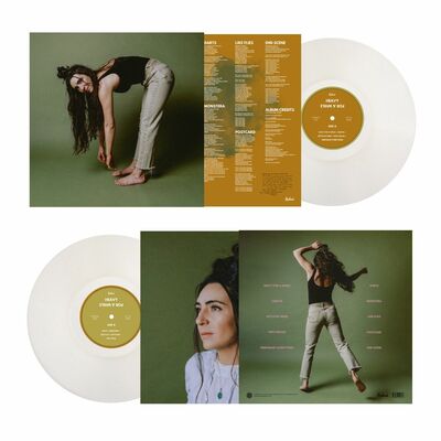 Heavy for a while - 12" vinyl lp - clear frosted glass 