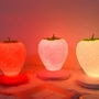 Touch Dimmable Strawberry LED Night Light-2