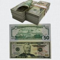 Prop Money 400 Pieces Mixed ( $100 + $50 + $20 + $10 + $5 ) Double sided, Full Print for Movie set,Education - Thumbnail 2