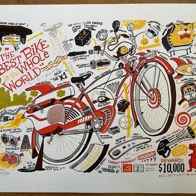 The best bike in the whole world! print