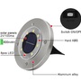 Garden Solar Powered LED Disk Light-2