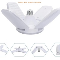 LED Lamp With Fan Blades Foldable