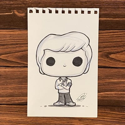 Original concept sketch - “wishlist” fred