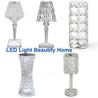Crystal LED Cordless Table Lamp - Thumbnail 2