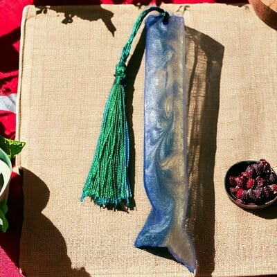 Dolphin tale bookmark two tone pigment resin