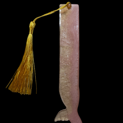 Dolphin tale bookmark two tone pigment resin