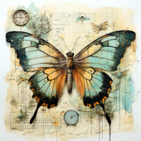 Butterfly Cross Stitch Pattern - Thumbnail 2