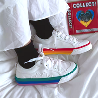 *Free Shipping*RAINBOW SNEAKERS - Thumbnail 2