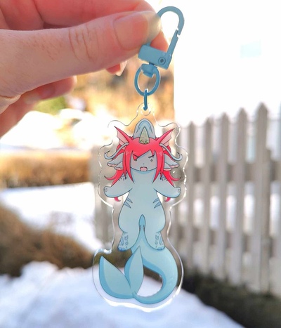 No hold plz - Silja Keychain 