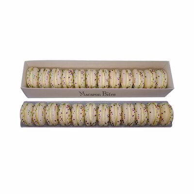 French macarons cake batter, 24 count