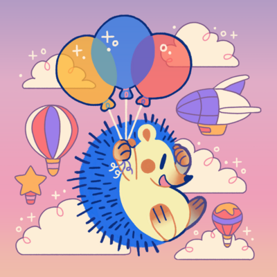 Sky Road Print (8 x 8 in)