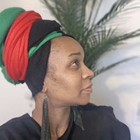Red/Black/Green Rasta Headwrap - Thumbnail 2