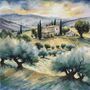 Olive Orchard Cross Stitch Pattern-1