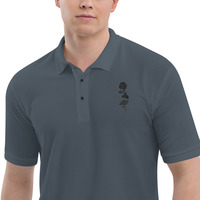         Dark Rose from concrete Men's Premium Polo 02012024 - Thumbnail 9