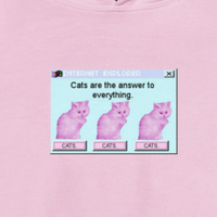 CATS ARE THE ANSWER TO EVERYTHING HOODIES - Thumbnail 6