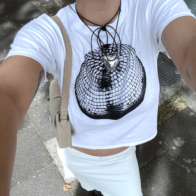 Disco ball tee