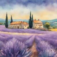 French Countryside Cross Stitch Pattern - Thumbnail 2