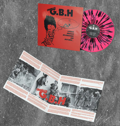 GBH- leather, bristles, no survivors lp splatter 