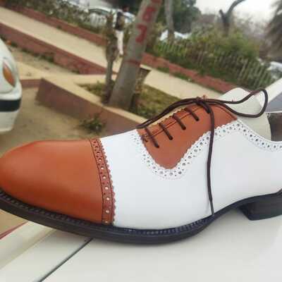 New unique handmade mens leather  dress shoes - Thumbnail 2